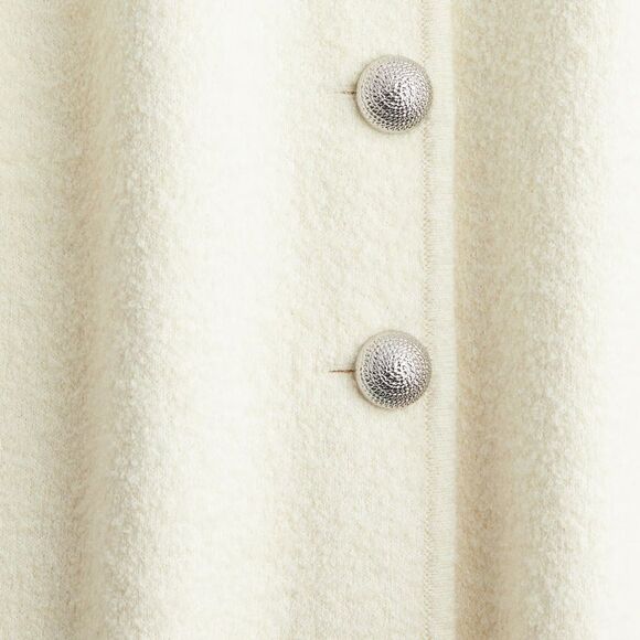 H&M Wool-Blend Knit Vest Cream - Picture 2 of 9